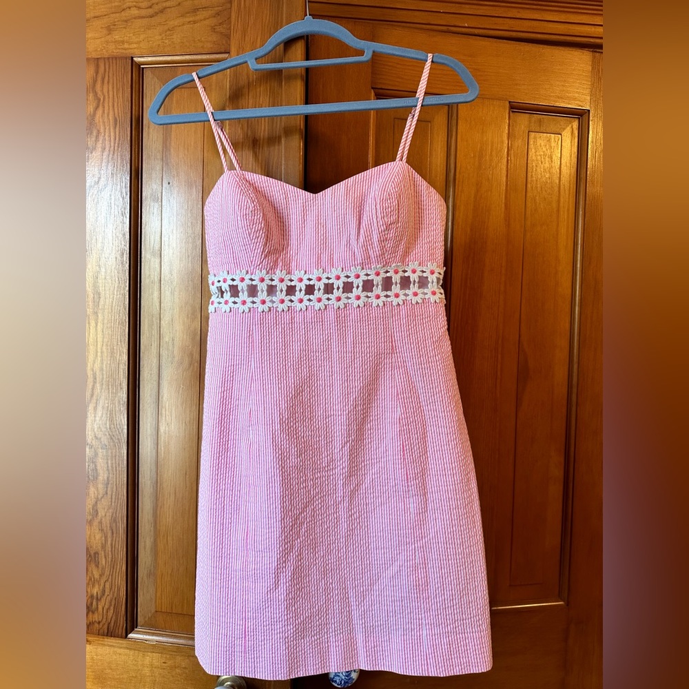 Vintage Lily Pulitzer Seersucker Mini Dress